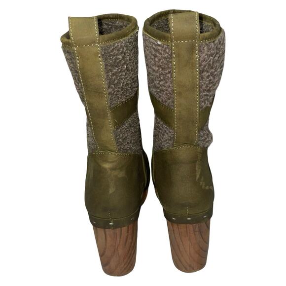 Five Worlds by Cordani Zyla Faux Shearling Boots in Green     Size: 8 - Picture 5 of 8